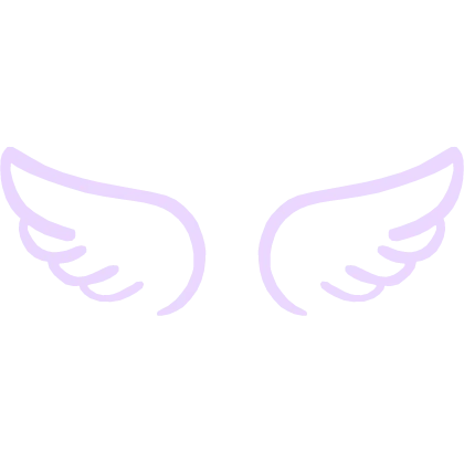 ♡ purple wings