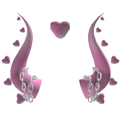 Pink Heart Horns