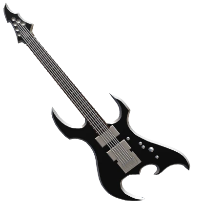 Black Back Electro Guitar