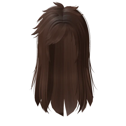 Messy Brown Scene Idol Hair