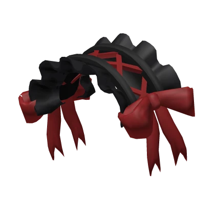 Kawaii Bonnet Ruffled (Red)