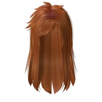 Messy Ginger Scene Idol Hair