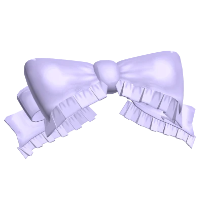 Kawaii Bow Ruffled Front (Light Purple) 