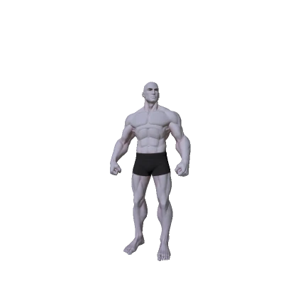 Buff muscle Male - colorable