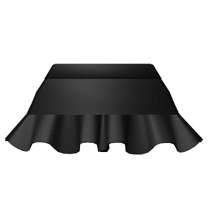 1.0 R6 Black Ruffle Skirt