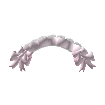 ♡ kawaii maid headband pink ruffles 