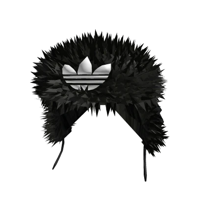 adidas Black Fluffy Hat 