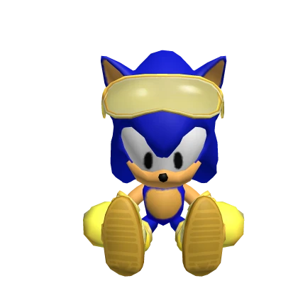 Golden Style Sonic Shoulder Plushie