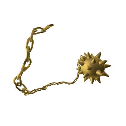 Valentine's Spike Ball and Chain | Gold