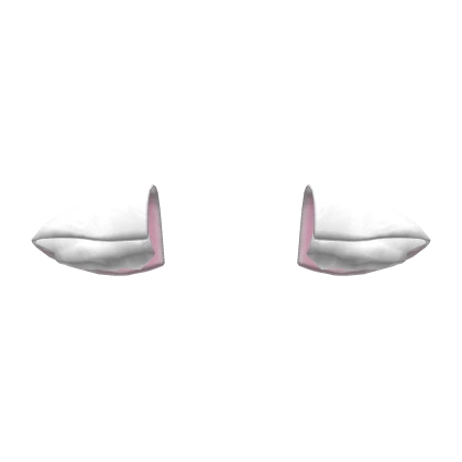 Dropped Cat Ears - White