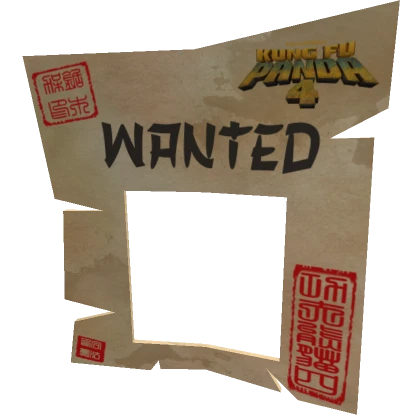 Wanted Poster - Kung Fu Panda 4