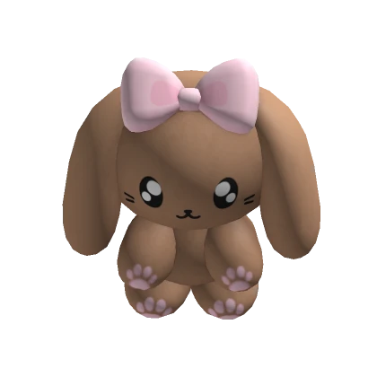 ♡ coffee bunny plushie (holdable)