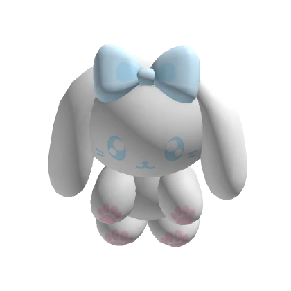 ♡ vanilla bunny plushie (holdable)