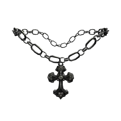 Silver Goth Necklace ♱