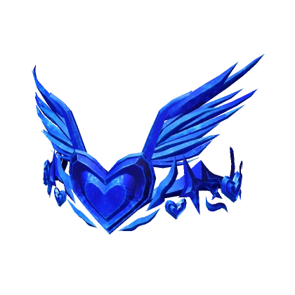 Sapphire Winged Heart Crown