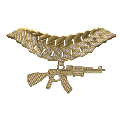 Gold Iced Out AK Chain [3.0]