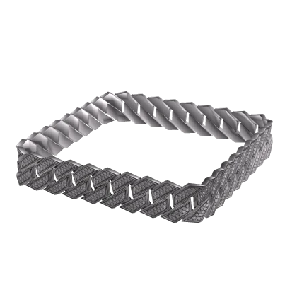Iced Out Cuban Chain Bracelet Left [1.0]
