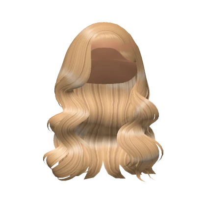 Wavy Side Part Curls In Blonde