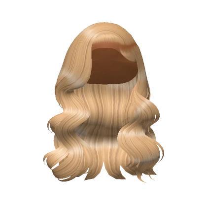 Wavy Side Part Curls In Blonde