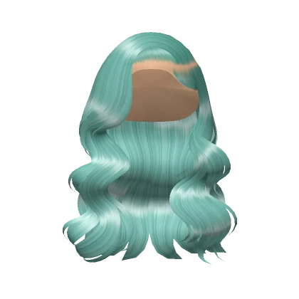 Wavy Side Part Curls In Mint