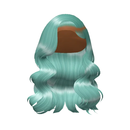 Wavy Side Part Curls In Mint