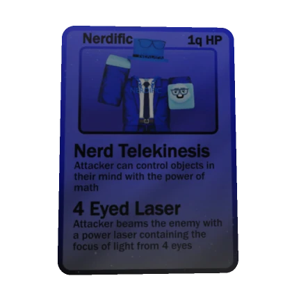 Nerdifics Trading card