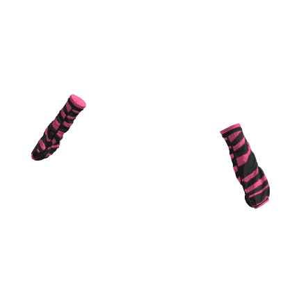 Pink Striped Scene Arm Warmers