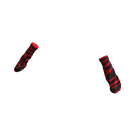 Red Striped Scene Arm Warmers