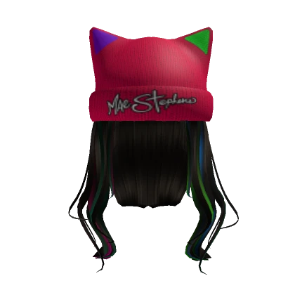 Patchwork Cat Ears Hat