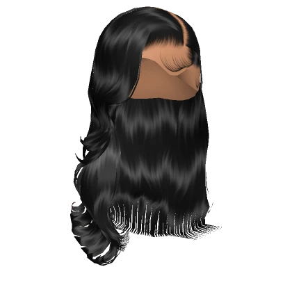 𝓖 Black Wavy Side Part Blowout Lace