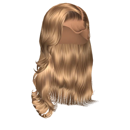 𝓖 Blonde Balayage Wavy Side Part Blowout