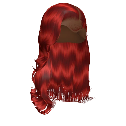 𝓖 Red Wavy Side Part Blowout Lace