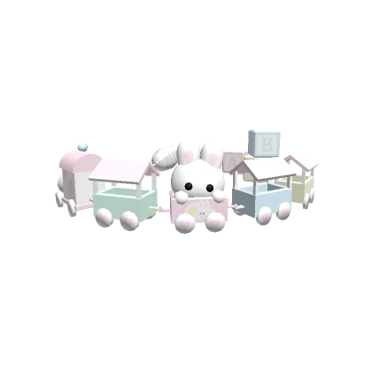 ♡ Pastel Daycare Bunny Train Nursery Aura 