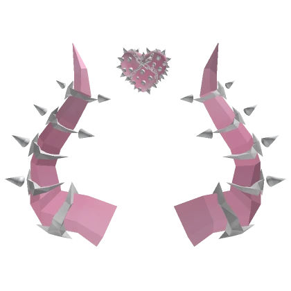 Pink Spiked Horns