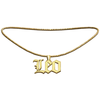 Gold Leo Necklace 