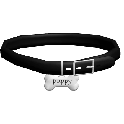  ♡ : 3.0 puppy collar black