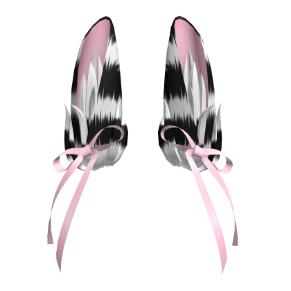 Ribbon Bunny Ears striped