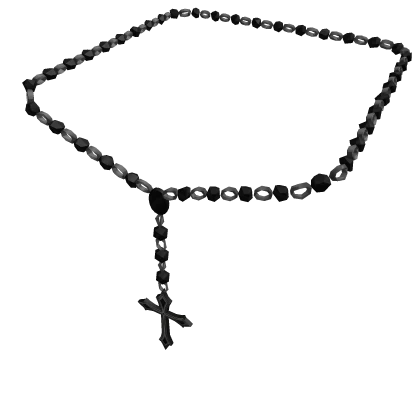 [R] Shoulder Black Rosary