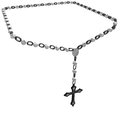 [L] Shoulder White Rosary