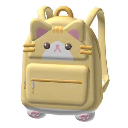 🍀Kawaii Cheese Tabby Kitty Backpack