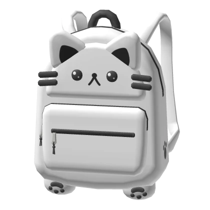 🍀Kawaii White Cat Backpack