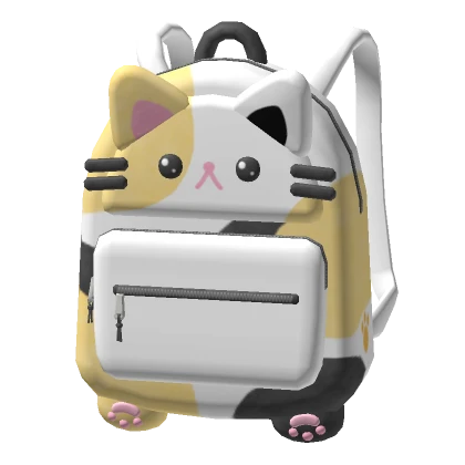 🍀Kawaii Calico Kitty Backpack