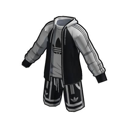 adidas Toon Shaded Jacket & Shorts