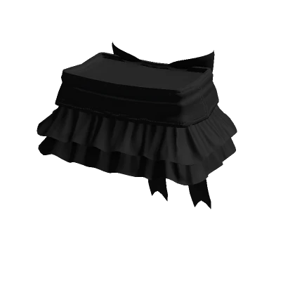 Cute Y2K Skirt Black ♡ 3.0