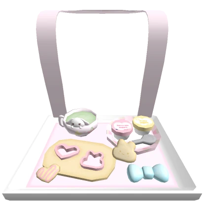 ♡ kawaii bunny cookies yogurt snack tray 3.0