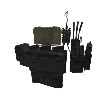 Black LVL119 Pouch Setup