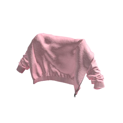 Pink Draped Hoodie