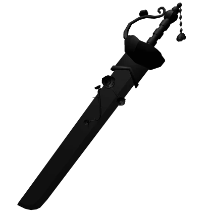 Overgrown Black Rose Sword