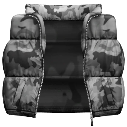 Camo Puffer Vest