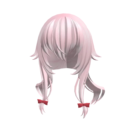 Her Hairstyle - Baby Pink Low Pigtails